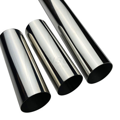 63.5mm 2 1/2' SS 201 304 316 Tubo rotondo in acciaio inossidabile Superficie satinata 1,2 mm-3,5 mm Spessore tubo inossidabile saldato specchio