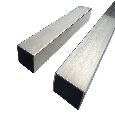 SUS 201 304 316 Specchio satinato Finalizzato tubo saldatura inossidabile spessore 0,7 mm-3,5 mm tubo quadrato in acciaio inossidabile 40 mmx40 mm