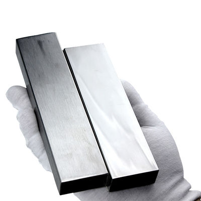25 mmx13 mm Dimensione SS 201 304 316 tubo rettangolare inossidabile 2' 'x 1/2''0,4 mm-2,0 mm spessore tubo piatto in acciaio inossidabile