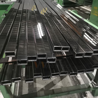 25 mmx13 mm Dimensione SS 201 304 316 tubo rettangolare inossidabile 2' 'x 1/2''0,4 mm-2,0 mm spessore tubo piatto in acciaio inossidabile