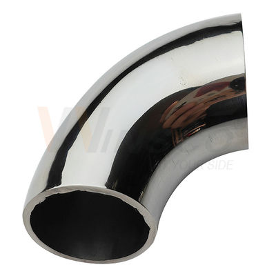 Fittings finissimi di lucidatura inossidabile in acciaio inox satinato 201 304 316 di grado 25,4 mm 1'' Dia 66 mm Arco acciaio inossidabile 90 gradi gomito