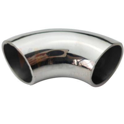 Fittings finissimi di lucidatura inossidabile in acciaio inox satinato 201 304 316 di grado 25,4 mm 1'' Dia 66 mm Arco acciaio inossidabile 90 gradi gomito