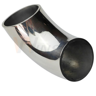 Fittings finissimi di lucidatura inossidabile in acciaio inox satinato 201 304 316 di grado 25,4 mm 1'' Dia 66 mm Arco acciaio inossidabile 90 gradi gomito