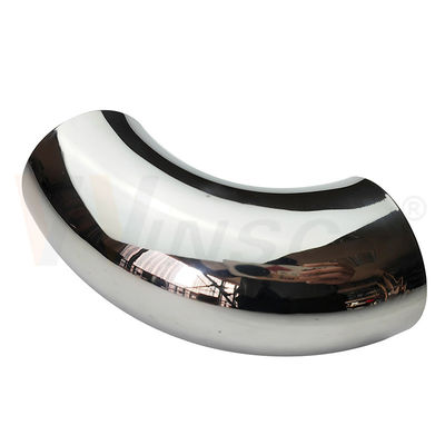 Facile installazione SS 201 304 316 Specchio Satin Accessoiri Scala Inox 63.5mm 2 1/2 Inch OD Acciaio inossidabile Maniglia gomito