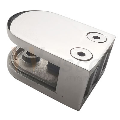 D Forma di graffetti per scale inossidabili di grado 304 316 Clampo in vetro in acciaio inossidabile per ringhiera rotonda di 38,1 mm 42,4 mm 48,3 mm 2'