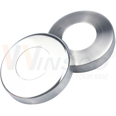 C304 C316 Acciaio inossidabile Copertura di base della balaustra per tubi rotondi di 12,7 mm 19 mm 1'31,8 mm 38,1 mm 2'