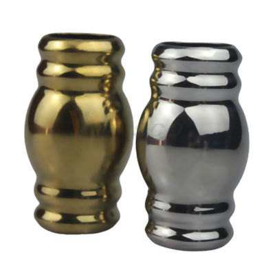 Specchio Accesori per ringhiera inossidabile in oro argento SS 201 304 Acciaio inossidabile Collegatore comune in bambù per tubo di rampa da 19 mm