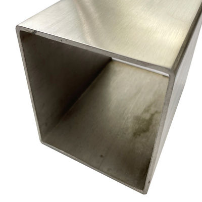 SUS 201 AISI 304 TP 316 Grade Large Size Inxo Thick Wall Tube 120mmx120mm Tubo quadrato in acciaio inossidabile