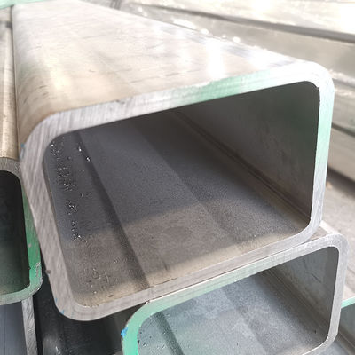 Tubo di acciaio inossidabile a parete spessa di 50 mm x 150 mm di grande dimensione ASTM A554 201 304 316 tubo rettangolare in acciaio inossidabile