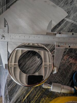 Copri base per montante per corrimano in acciaio inossidabile Inox compatibile con tubi tondi da 38 mm e 50 mm per balaustre