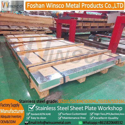 Laminato a freddo in acciaio inossidabile SUS 304 / 304L | Lastra Inox finitura grezza 1500×3000mm