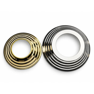 SS 201 304 Parti di stivale inossidabile Argento Oro Acciaio inossidabile Coperta di base del manubrio per 19 mm 1'' 2' 63.5 mm Newel Round Post