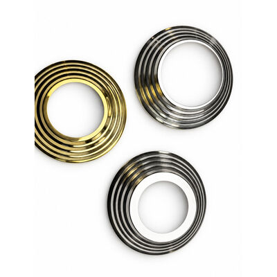 SS 201 304 Parti di stivale inossidabile Argento Oro Acciaio inossidabile Coperta di base del manubrio per 19 mm 1'' 2' 63.5 mm Newel Round Post