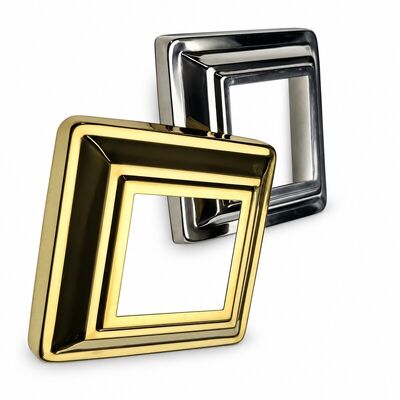 Copri basi quadrate per pali in acciaio inossidabile 201/304 per l'Arabia Saudita – Argento e Oro