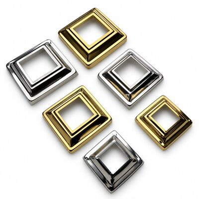 Copri basi quadrate per pali in acciaio inossidabile 201/304 per l'Arabia Saudita – Argento e Oro