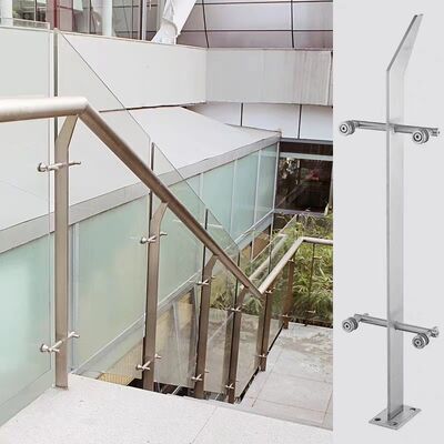 Connettore a gomito per corrimano per scale in acciaio inossidabile SS304 SS316