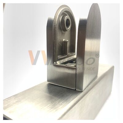 D Forma di graffetti per scale inossidabili di grado 304 316 Clampo in vetro in acciaio inossidabile per ringhiera rotonda di 38,1 mm 42,4 mm 48,3 mm 2'