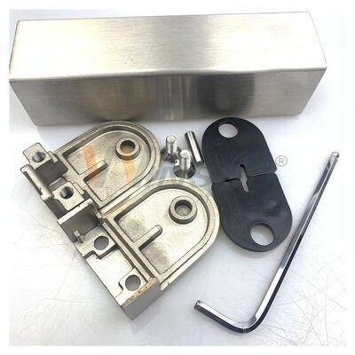 D Forma di graffetti per scale inossidabili di grado 304 316 Clampo in vetro in acciaio inossidabile per ringhiera rotonda di 38,1 mm 42,4 mm 48,3 mm 2'