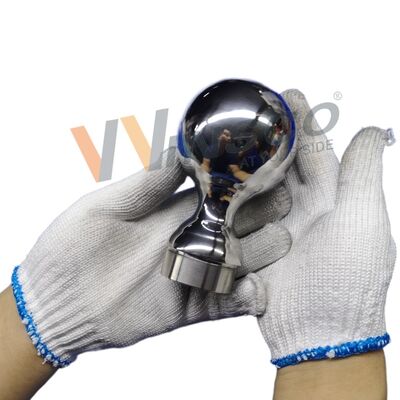 Grado 304 316 Inossidabile attrezzature per scale 80mm Dia Acciaio inossidabile Decorative Railing Ball per 50,8mm 2 pollici tubo rotondo