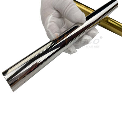 0.4mm-3.0mm Superficie Satin Mirror 1 3/8'' tubo inossidabile 201 304 316 grado 35mm Dia tubo rotondo in acciaio inossidabile