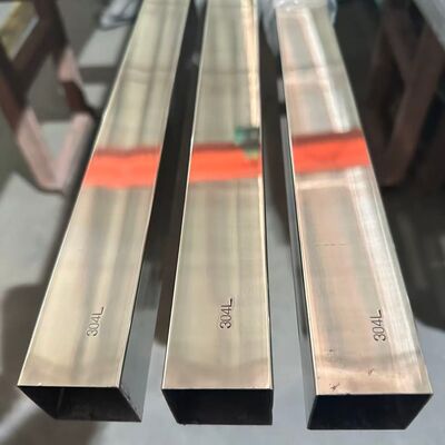 304L tubo in acciaio inossidabile specchio lucidato tubo rotondo quadrato rettangolare con lunghezza personalizzata per la decorazione del palazzo manubrio