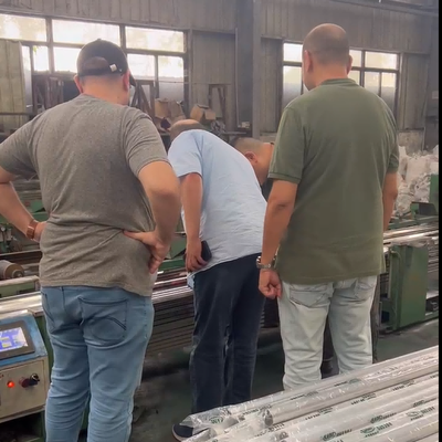 304L tubo in acciaio inossidabile specchio lucidato tubo rotondo quadrato rettangolare con lunghezza personalizzata per la decorazione del palazzo manubrio