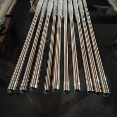 19 mm tubo di metallo inossidabile TP 201 304 316 superficie di specchio satinato 0,4 mm-1,5 mm spessore della parete 5/8 'tubo rotondo in acciaio inossidabile