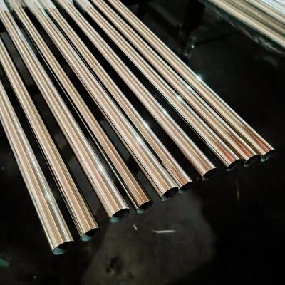 19 mm tubo di metallo inossidabile TP 201 304 316 superficie di specchio satinato 0,4 mm-1,5 mm spessore della parete 5/8 'tubo rotondo in acciaio inossidabile