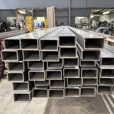 Tubo Rettangolare Saldato in Acciaio Inossidabile di Grandi Dimensioni 150x300mm SS201 SS304 SS316 per Costruzioni e Fabbricazione