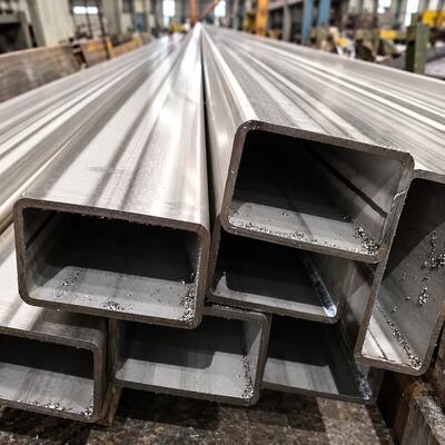 Tubo Rettangolare Saldato in Acciaio Inossidabile di Grandi Dimensioni 150x300mm SS201 SS304 SS316 per Costruzioni e Fabbricazione