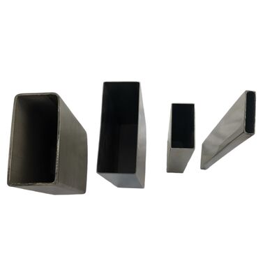 Piccolo tubo rettangolare in acciaio inossidabile 4x5-5x25mm parete sottile SS201 304 316