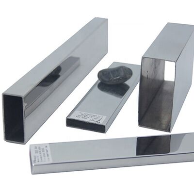 TP 201 304 316 tubo piatto inossidabile spessore 0,4 mm-2,0 mm tubo rettangolare in acciaio inossidabile 30 mmx10 mm