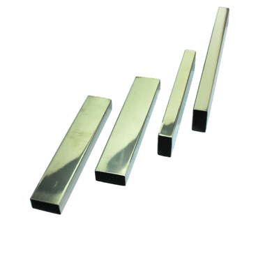 Piccolo tubo rettangolare in acciaio inossidabile 4x5-5x25mm parete sottile SS201 304 316