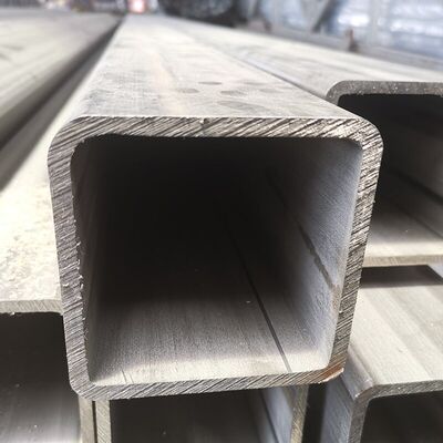 SUS 201 AISI 304 TP 316 Grade Large Size Inxo Thick Wall Tube 120mmx120mm Tubo quadrato in acciaio inossidabile