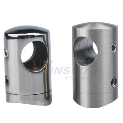 304/316 Stainless Steel Tube Connector Cross Bar Holder for Railing & Handrail Systems