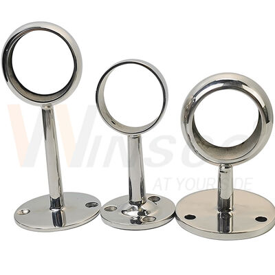 201/304/316 Stainless Steel Round Tube Holder & Support Bracket for Railing Systems