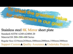 Lucidatura di titanio 1219mm di acciaio inossidabile dell'oro 304 per la decorazione