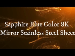 lamiera di acciaio di Sapphire Blue Cold Rolled Stainless dello specchio 8K