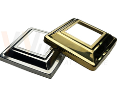 Copertura di base di ringhiera di balcone in acciaio inossidabile per posta quadrata