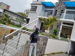 Decorazione dell'interno 201 scala di acciaio inossidabile 304 316 che recinta le scale di Inox