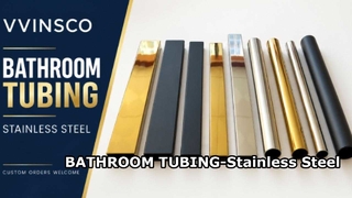 Tubi in acciaio inossidabile per strutture da bagno, portasciugamani e cabine doccia | VVINSCO