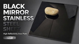 Strato di acciaio inossidabile del Black Mirror