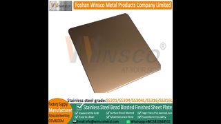 Winsco Placcatura in bronzo rosso spazzolato Annerimento Lamiera antica in acciaio inossidabile #viralshort#fypage