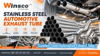 Tubo di scarico automobilistico in acciaio inossidabile | 409L 304 Produttore di tubi di scarico